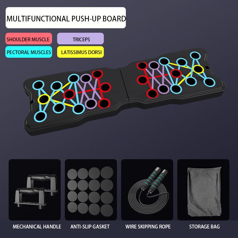 Gym Multi-Function Push Up Board Board-Jump rope