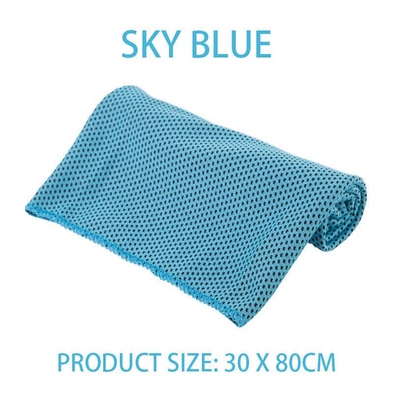 Gym Quick Drying Microfiber Towel Sky Blue