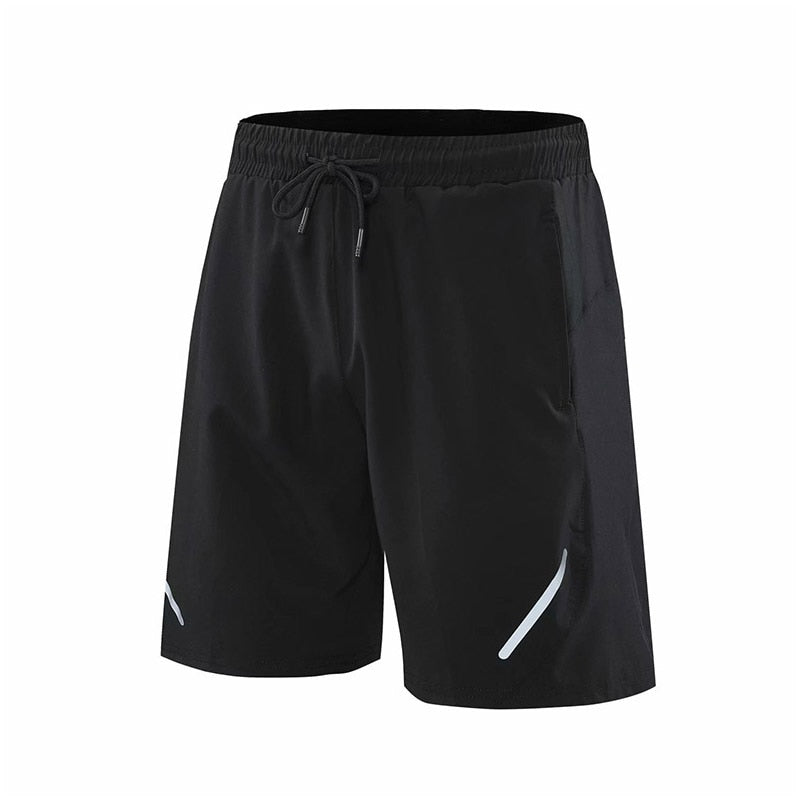 Men Gym Wear Fitness Workout Shorts Black