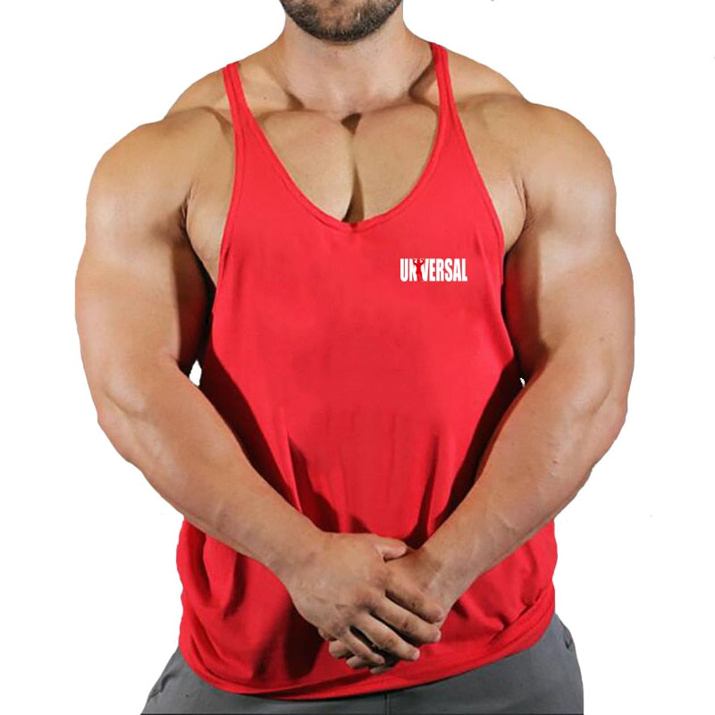 Mens cotton gym tank tops 20