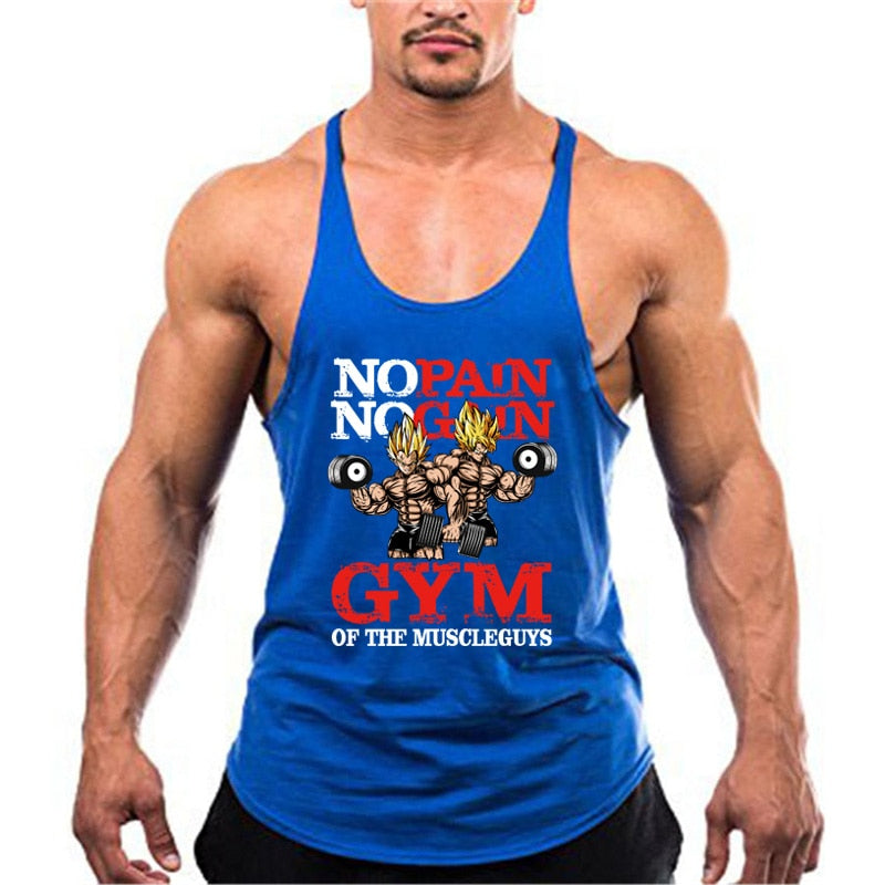 Men Bodybuilding Stringer Tank Tops