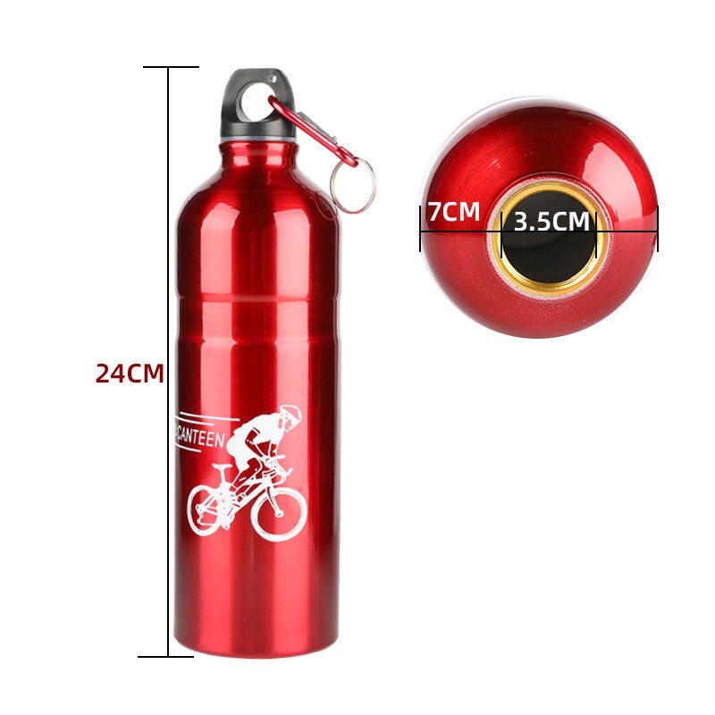 Sports 750mL Bicycle Aluminum Water Bottle