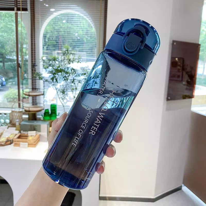 Portable 780ml Fitness Plastic Water Bottle 780ML blue