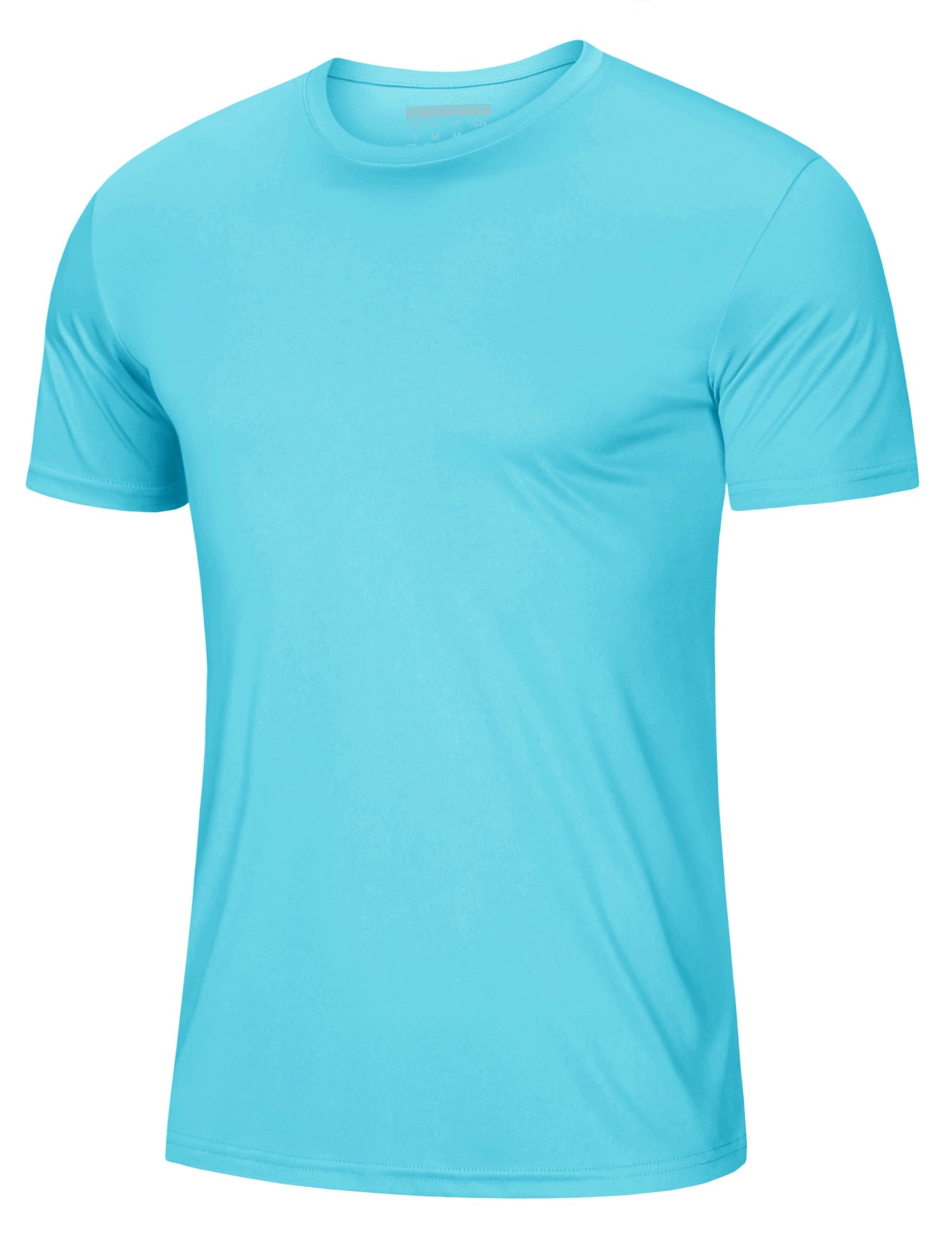 Men's Anti-UV Skin Sun Protection Shirts Ice Blue