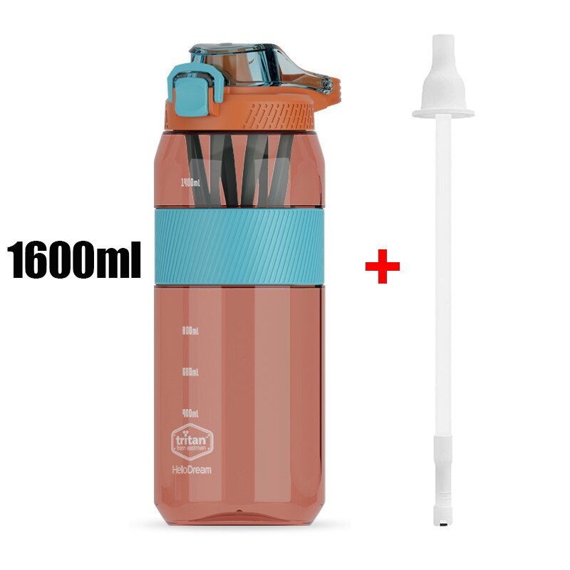 Portable Tritan Shaker Bottle Orange 1600ml China