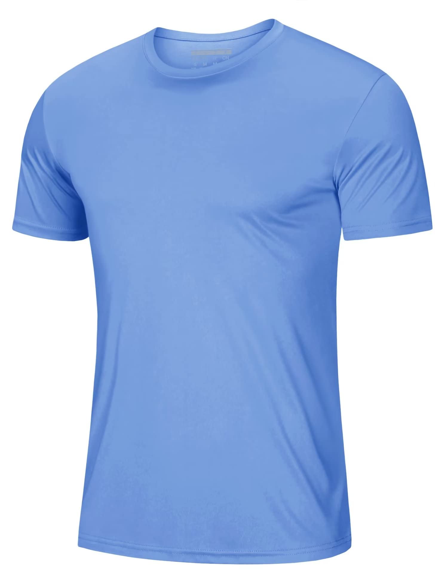 Men's Anti-UV Skin Sun Protection Shirts Light Blue