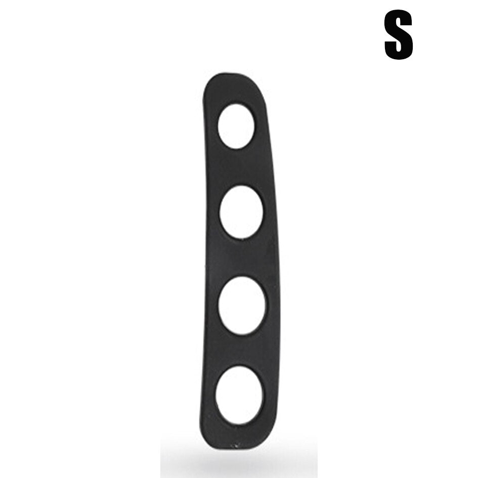 Man Teens Silicone Shot Lock BLACK S