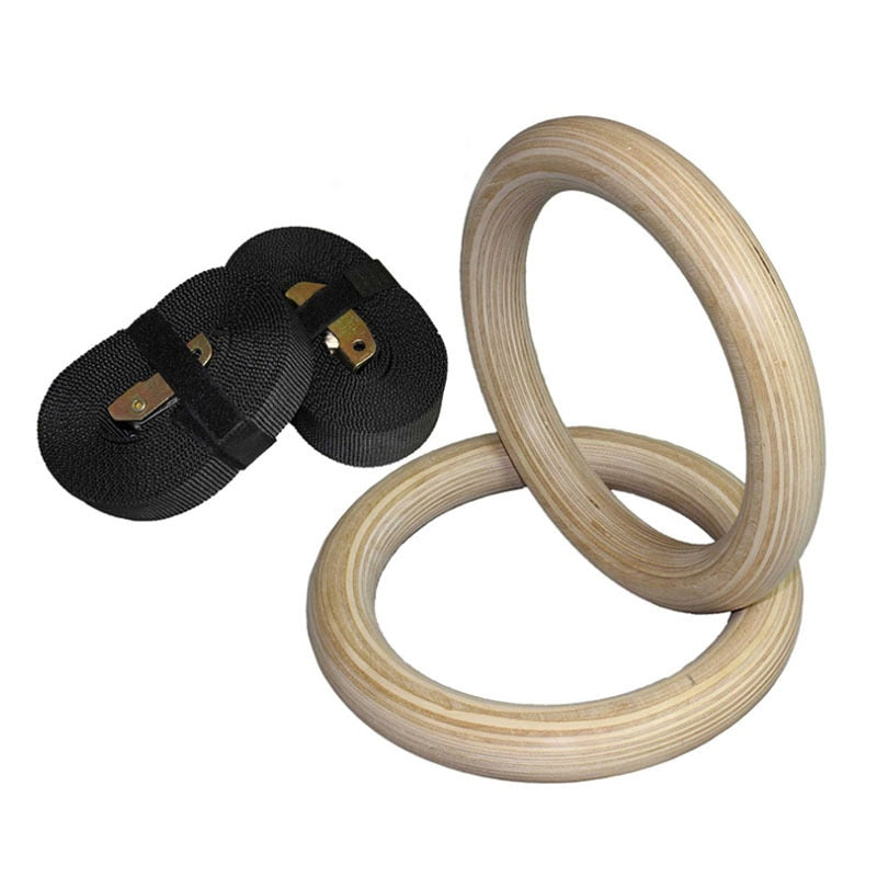 Sports Wood Gymnastic Rings Default Title