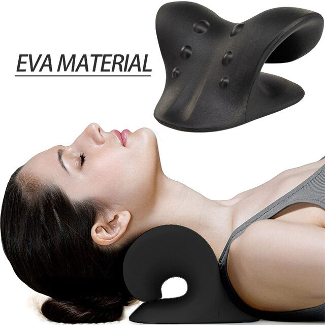 Cervical Spine Traction Shoulder Massager EVA-BLACK