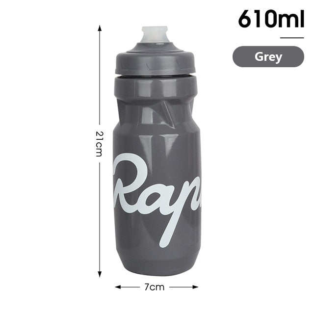 Fitness Running Lock Cup Water Bottle Grey 610ml