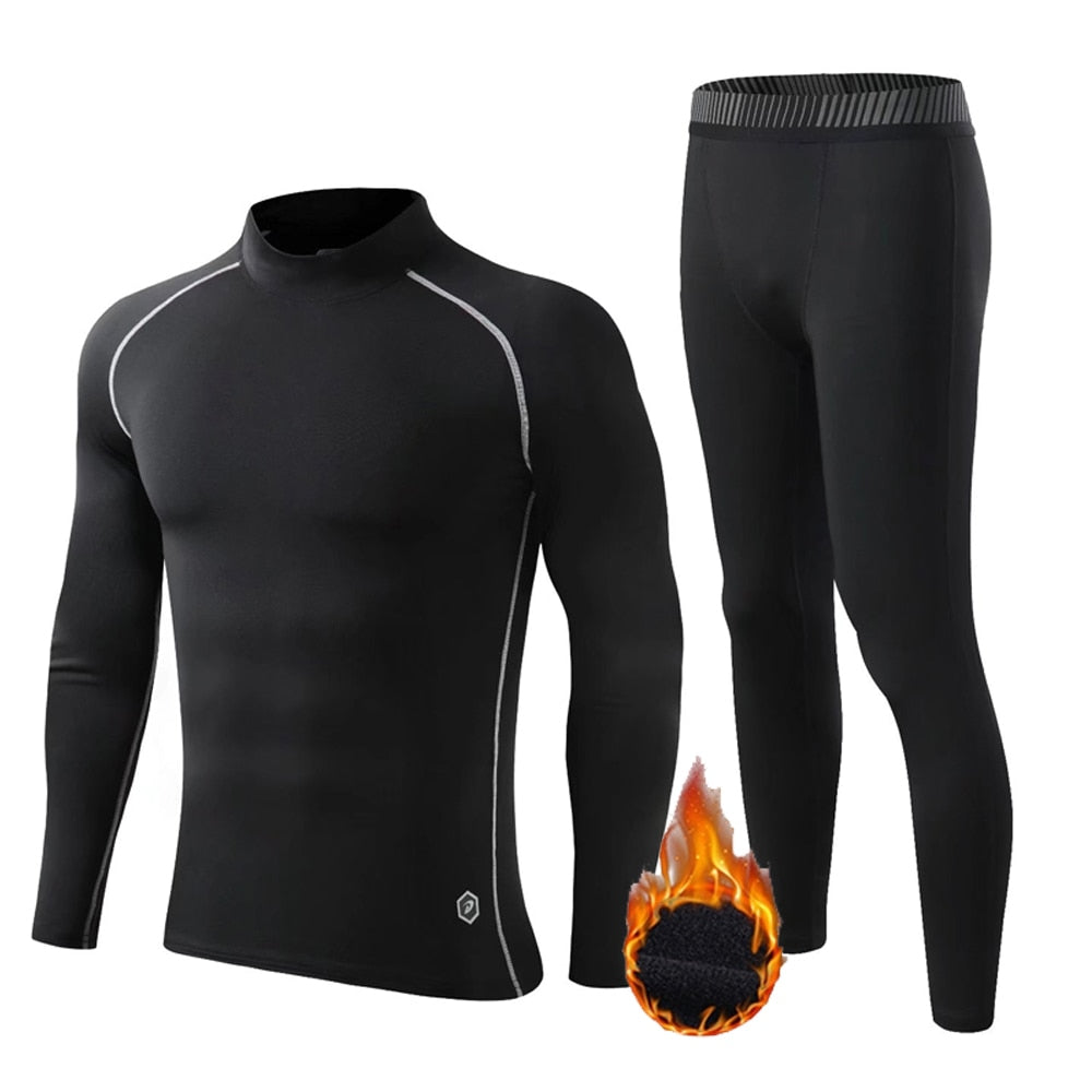 Men Fitness Thermal underwear Suit