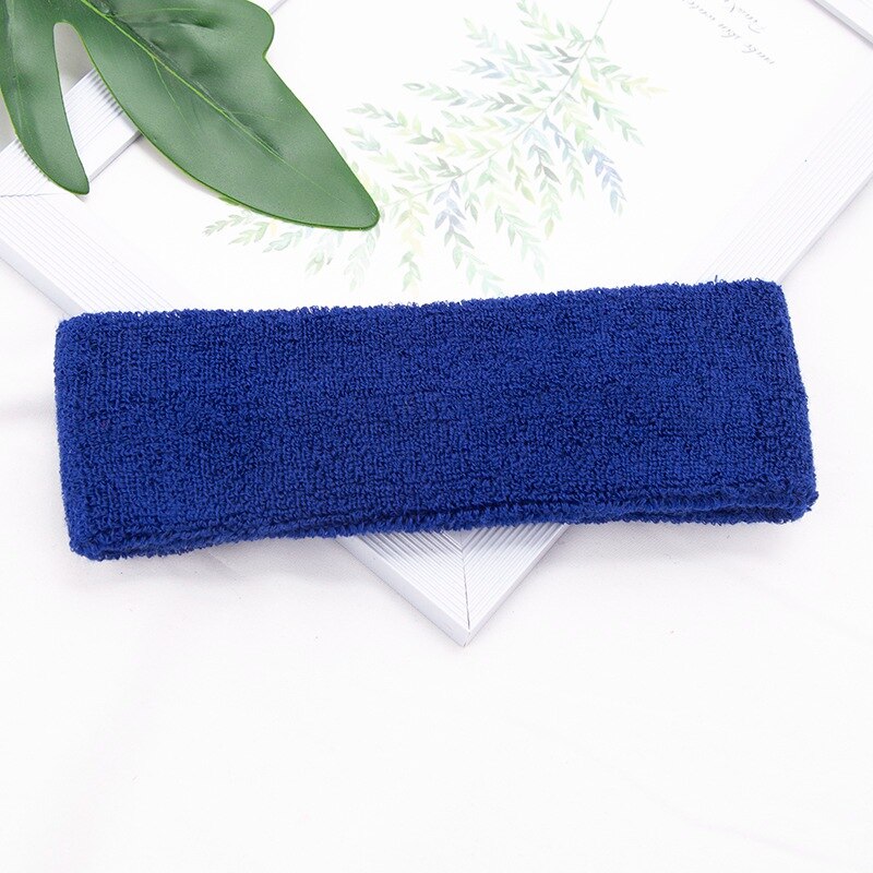 Women Sport Elastic Headbands Blue