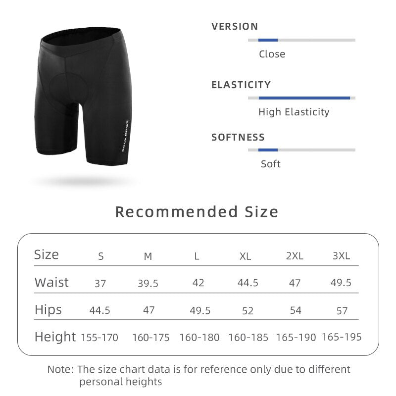 Men Women Summer 3D Cycling Shorts