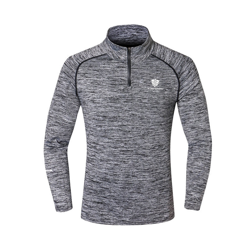 Man Quick Dry Running T-shirt grey