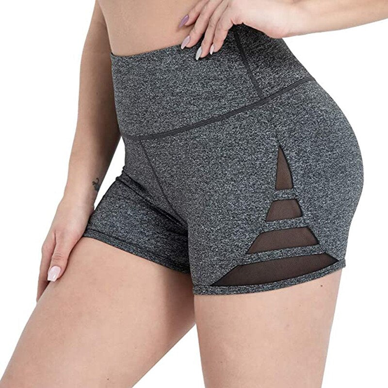 Women's Sexy Athletic Casual Gym Shorts grey