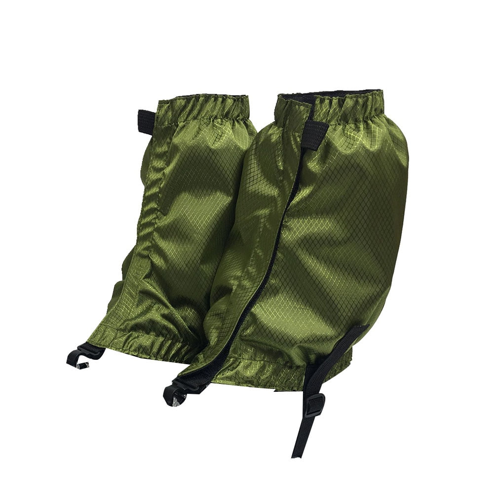 Waterproof Climbing Hiking Snow Ski Leg Cover green