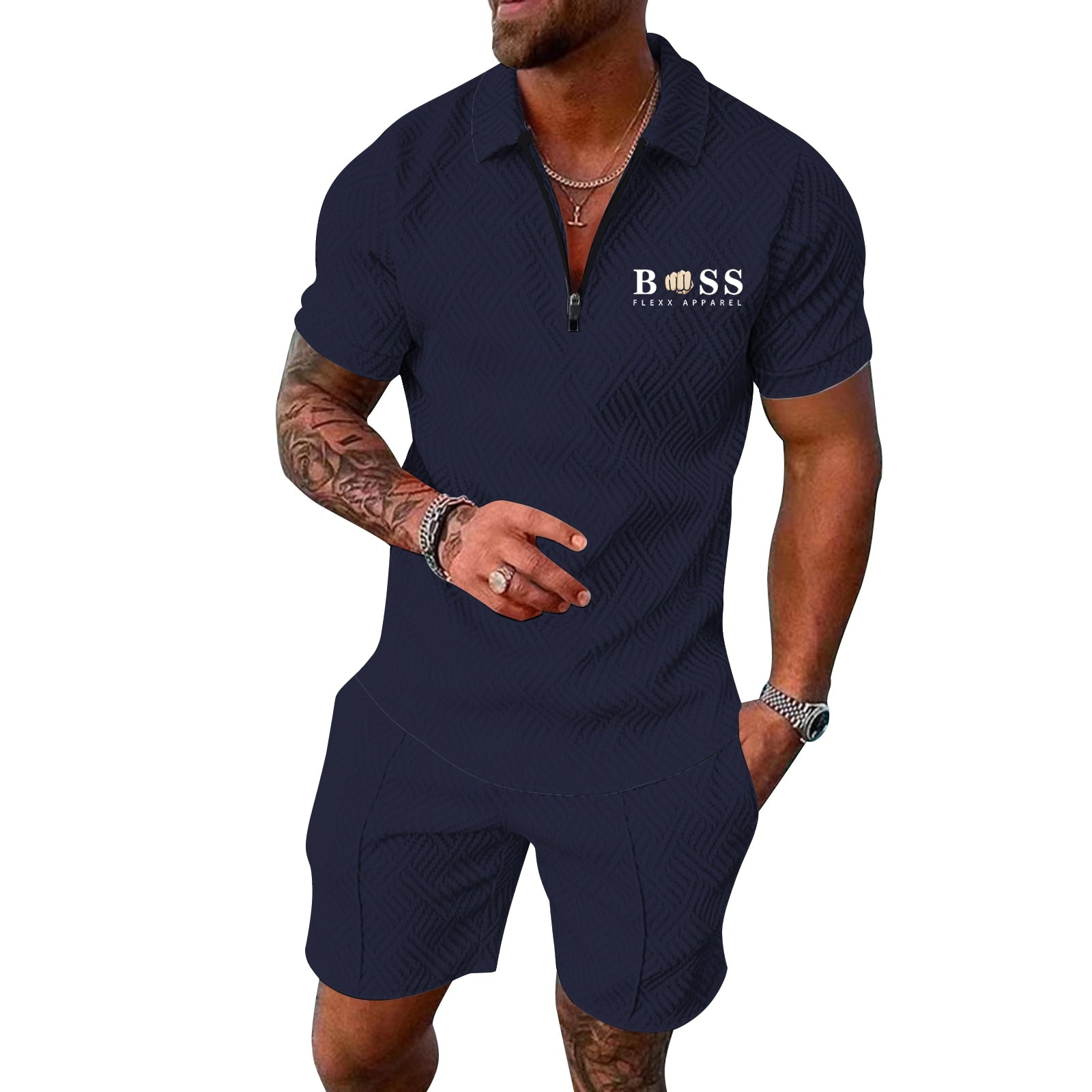 Men Summer Brand Tracksuit RTZR1GD23011B5