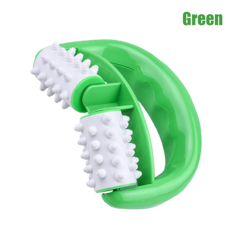 Fitness Back Massage Exercise Roller Green