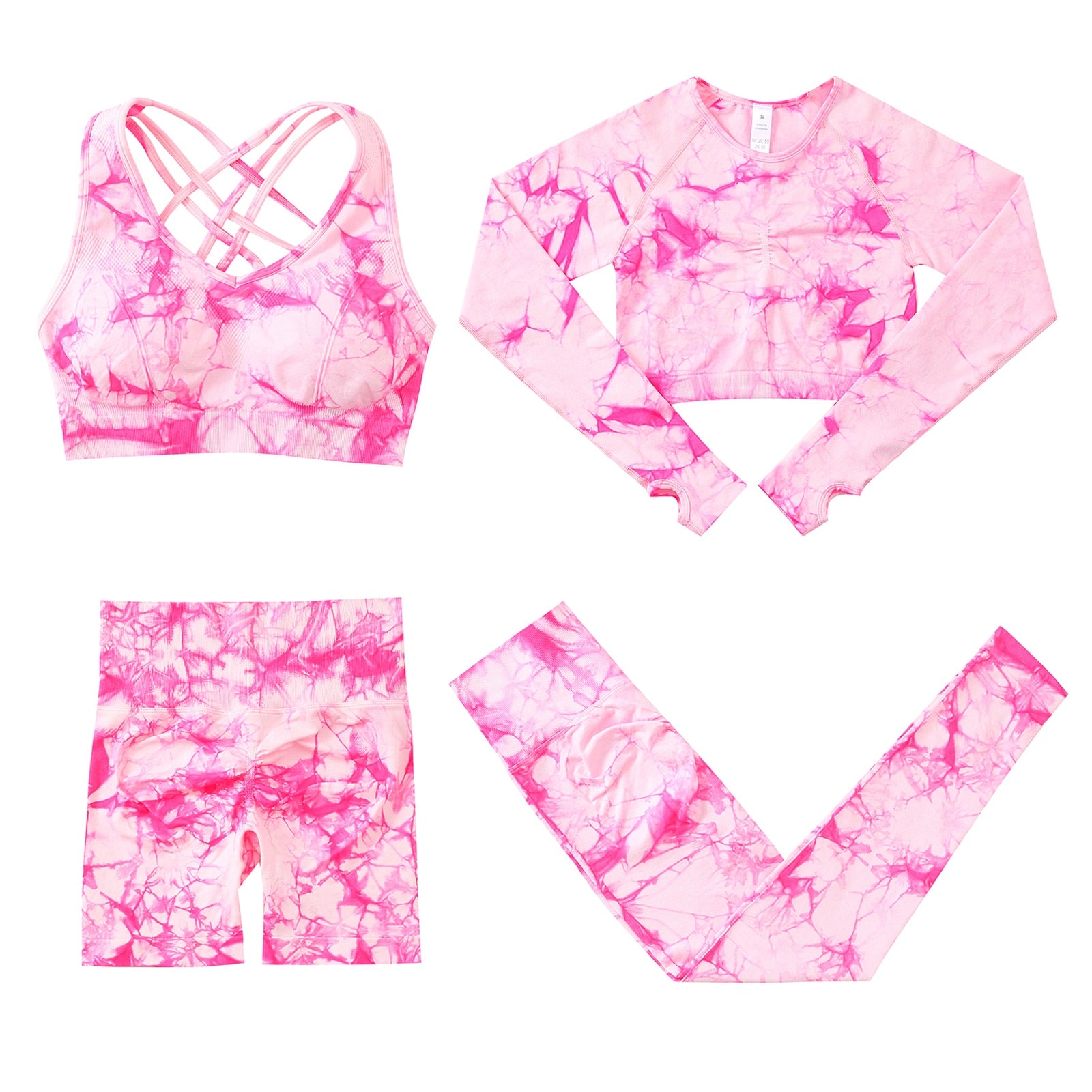 Women Sexy Tie-dye Sportswear