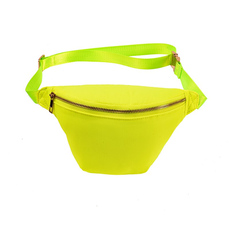 Men Women Sports Fanny Pack Belt Bag Fluorescent