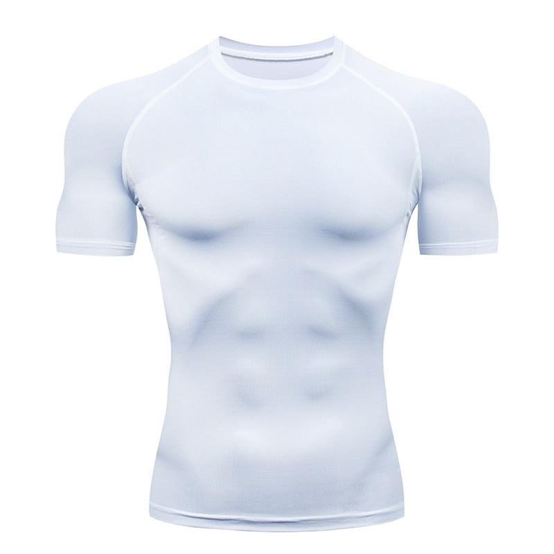 Mens Sport Fitness Compression Shirt