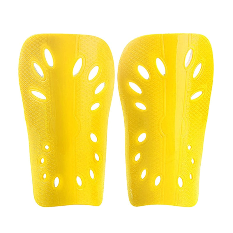 1 Pair Football Shin Pads Yellow