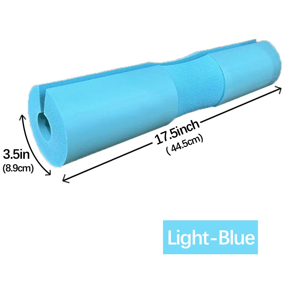 Shoulder Protective Barbell Squat Pad Light Blue