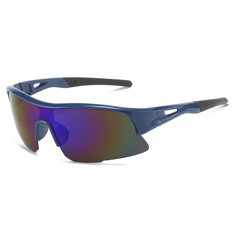 Man Safety Protective Cycling Sunglasses BLUE BLUE
