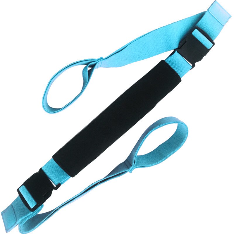 Yoga Stretching Leg Strap blue