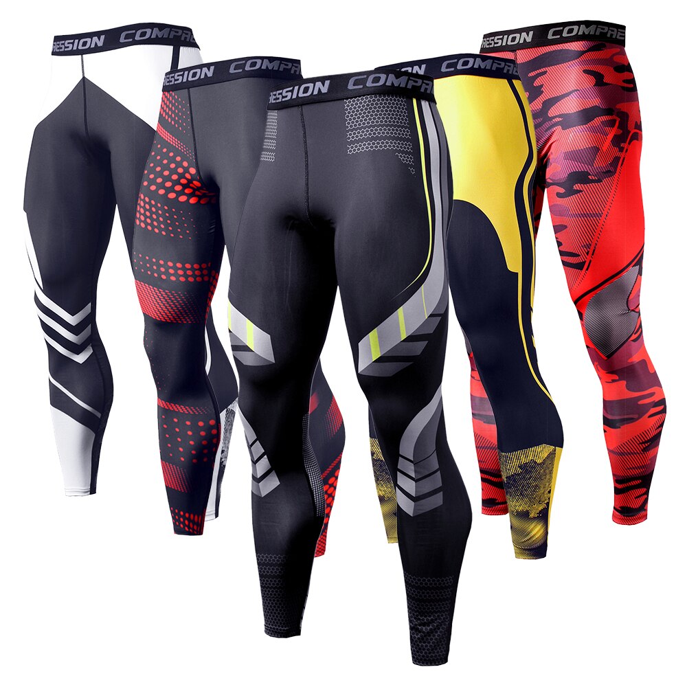 Quick Dry Fit Men Gym Leggings