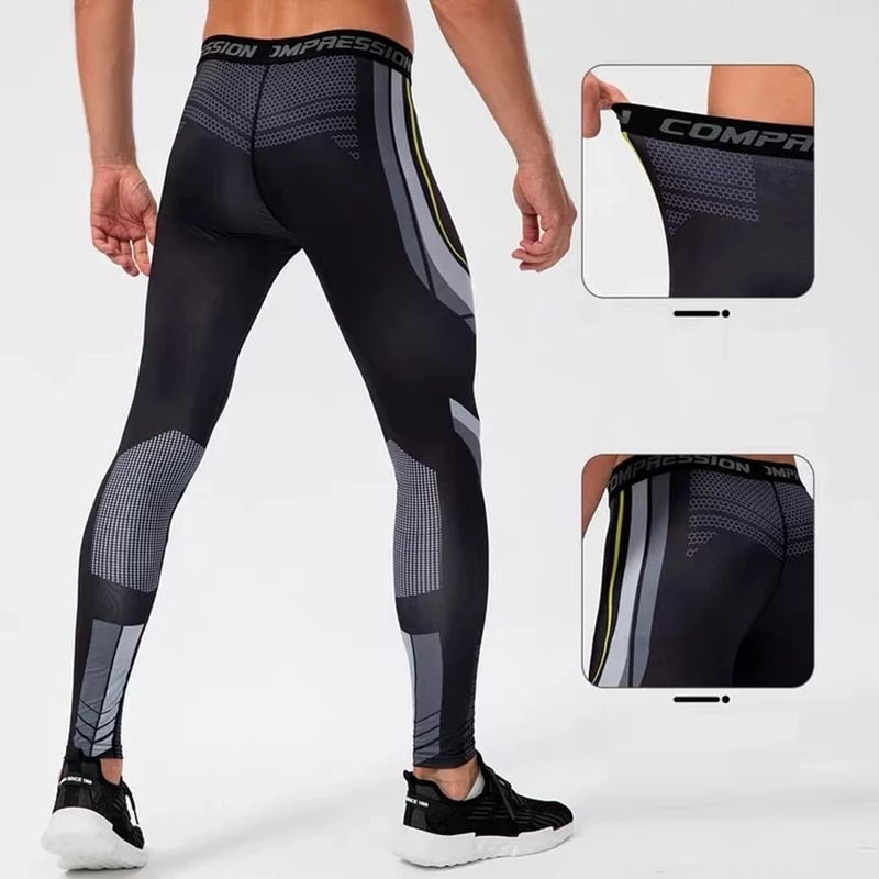 Men Gym Compression Leggings