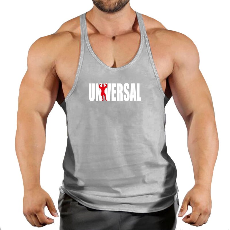 Mens cotton gym tank tops