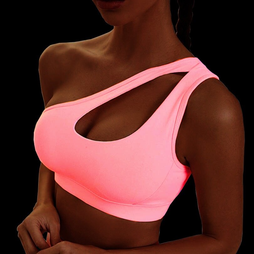 Sexy One Shoulder Yoga Bras