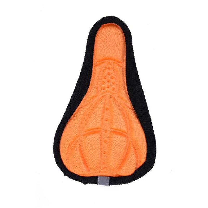 3D Bicycle Saddle Soft Cover Orange