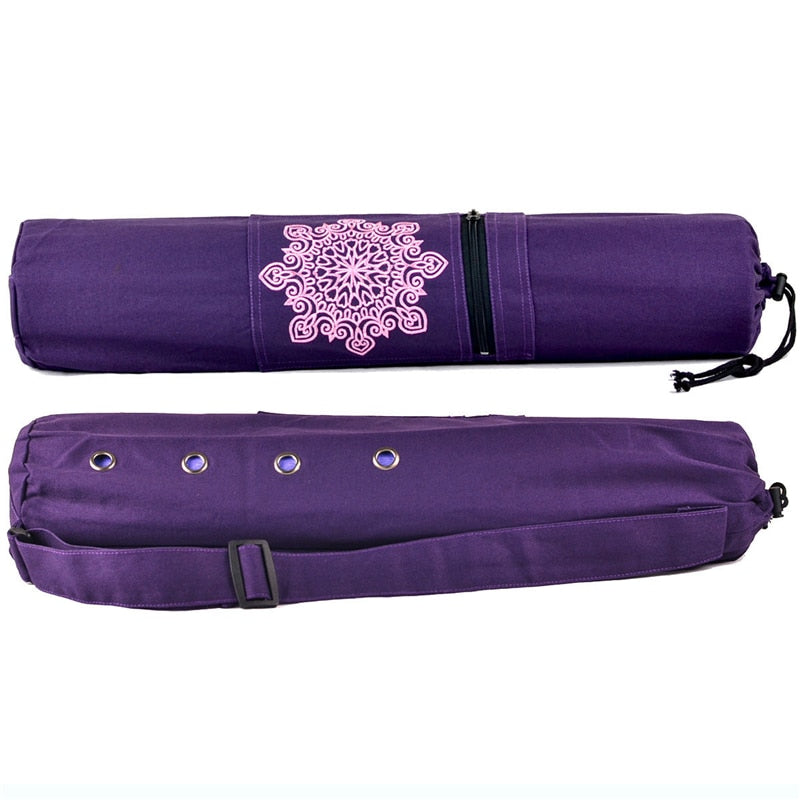 Wear-resistant Canvas Yoga Mat Purple