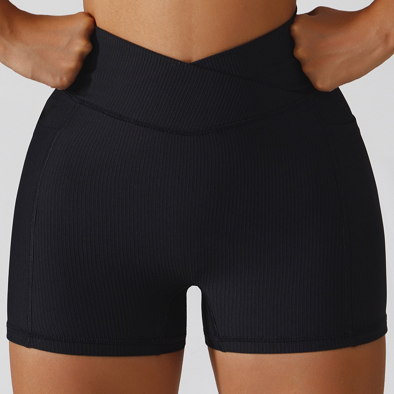 Women Gym Crop Top Bra Shorts shorts 1pcs