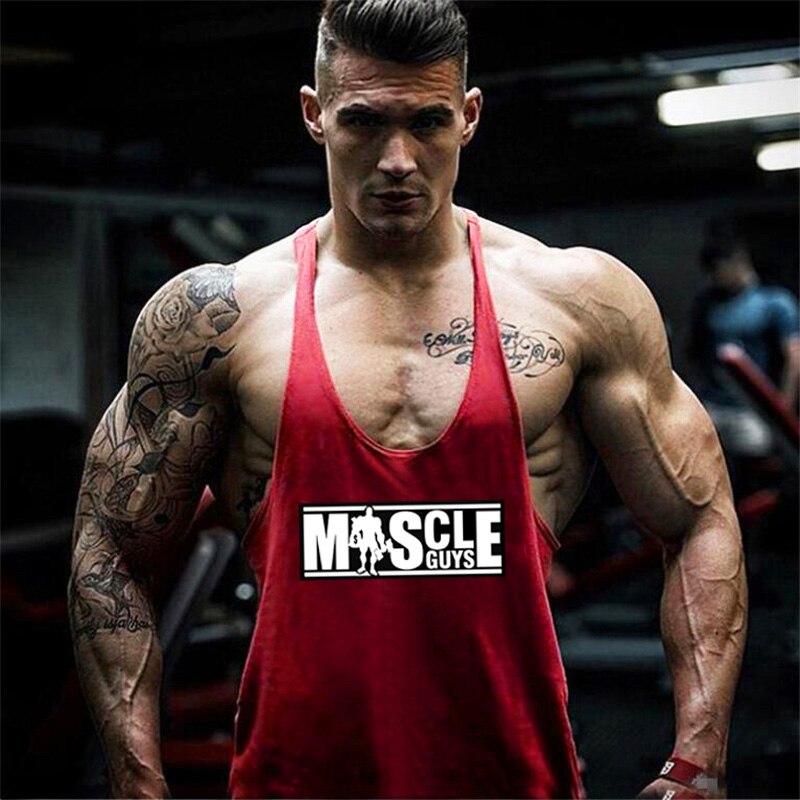 Men's gym Stringer Tank Top