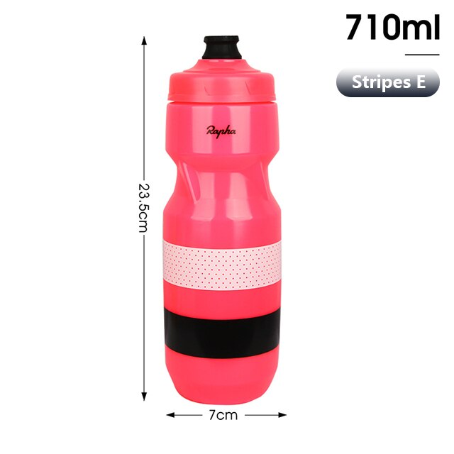 Fitness Running Lock Cup Water Bottle Stripes E 710ml