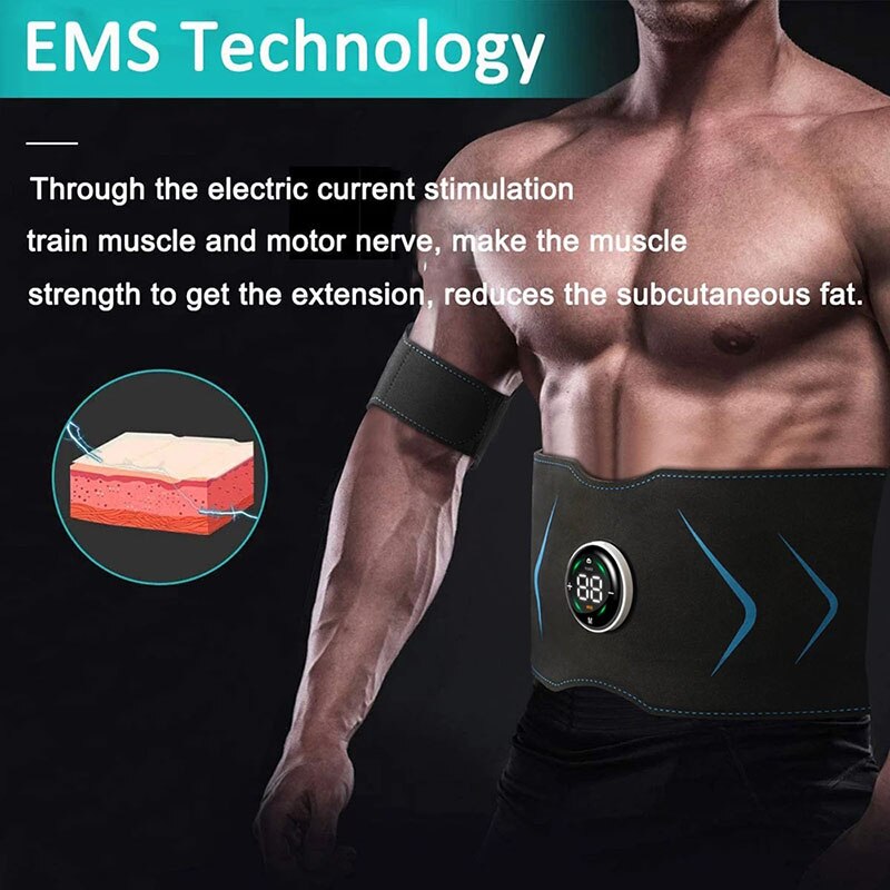 EMS Electric Vibration Abdominal Muscle Trainer