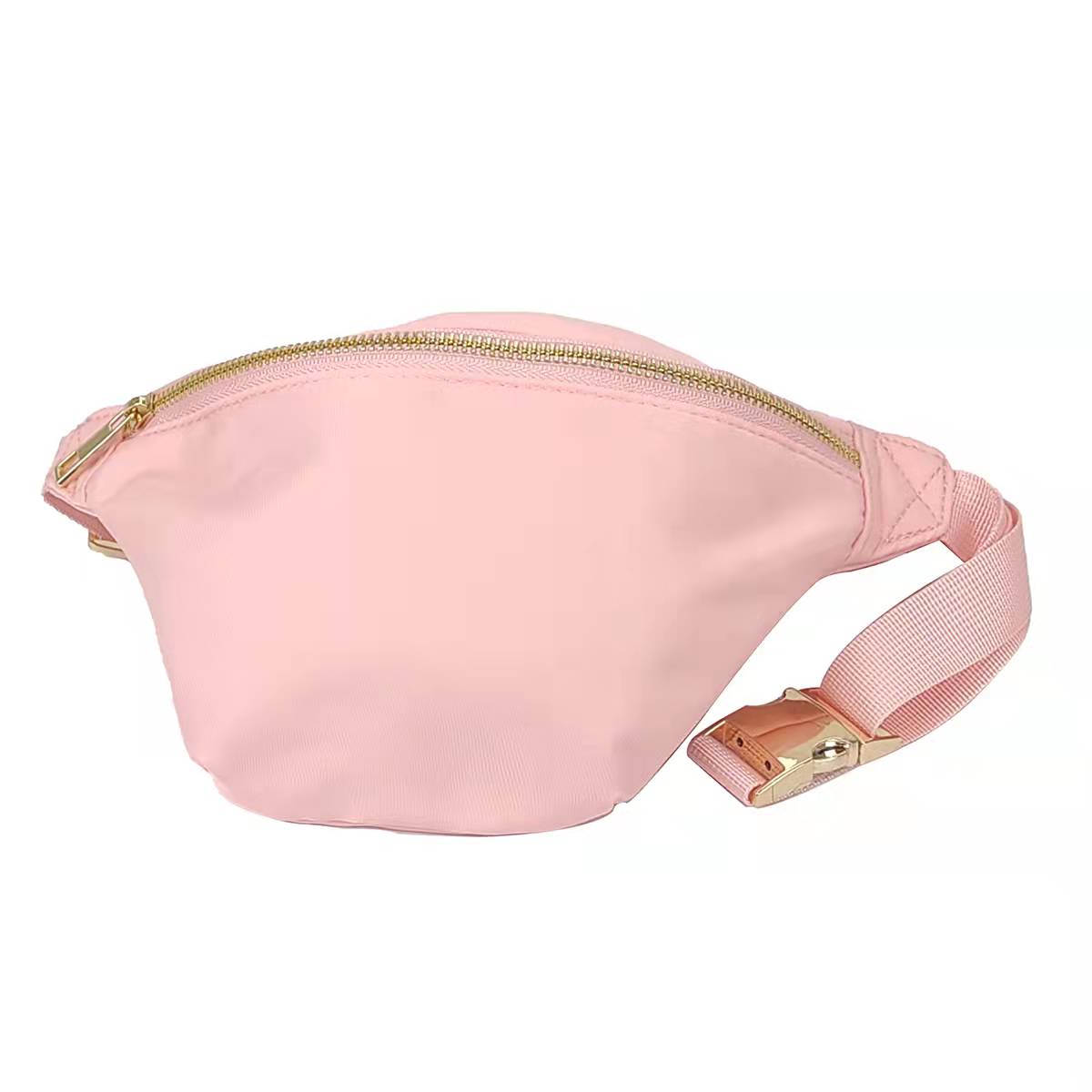 Men Women Sports Fanny Pack Belt Bag Baby pink