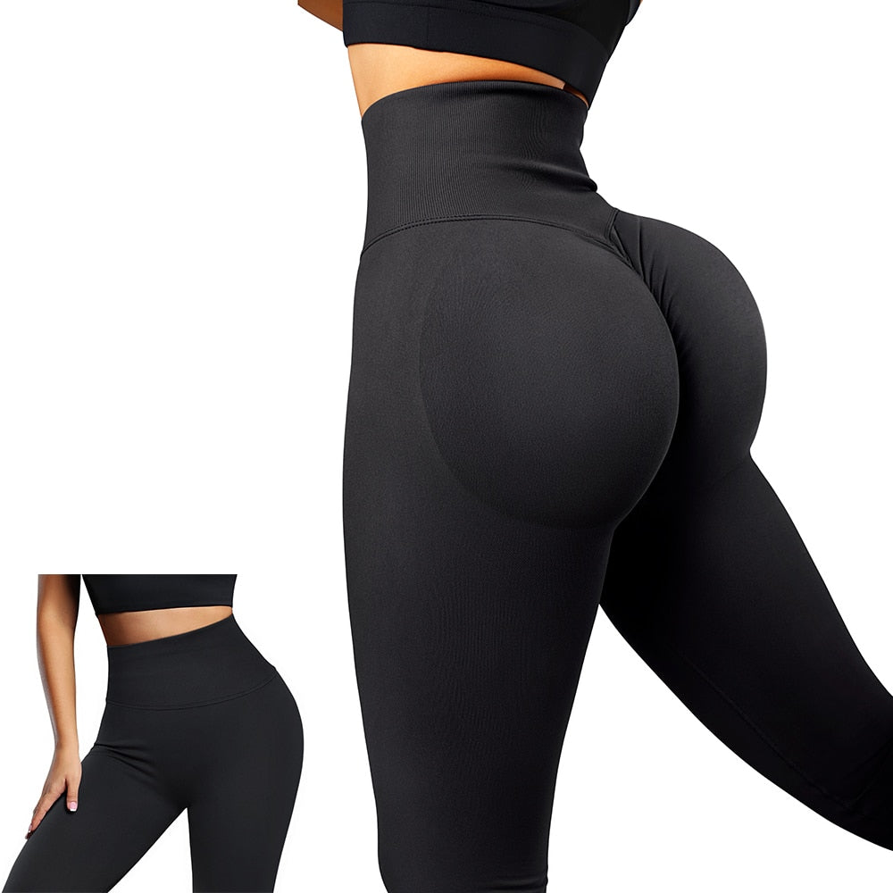 Woman Push Up Sport Booty Leggings SL657BK