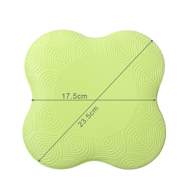 Soft TPE Yoga Knee Pad Green