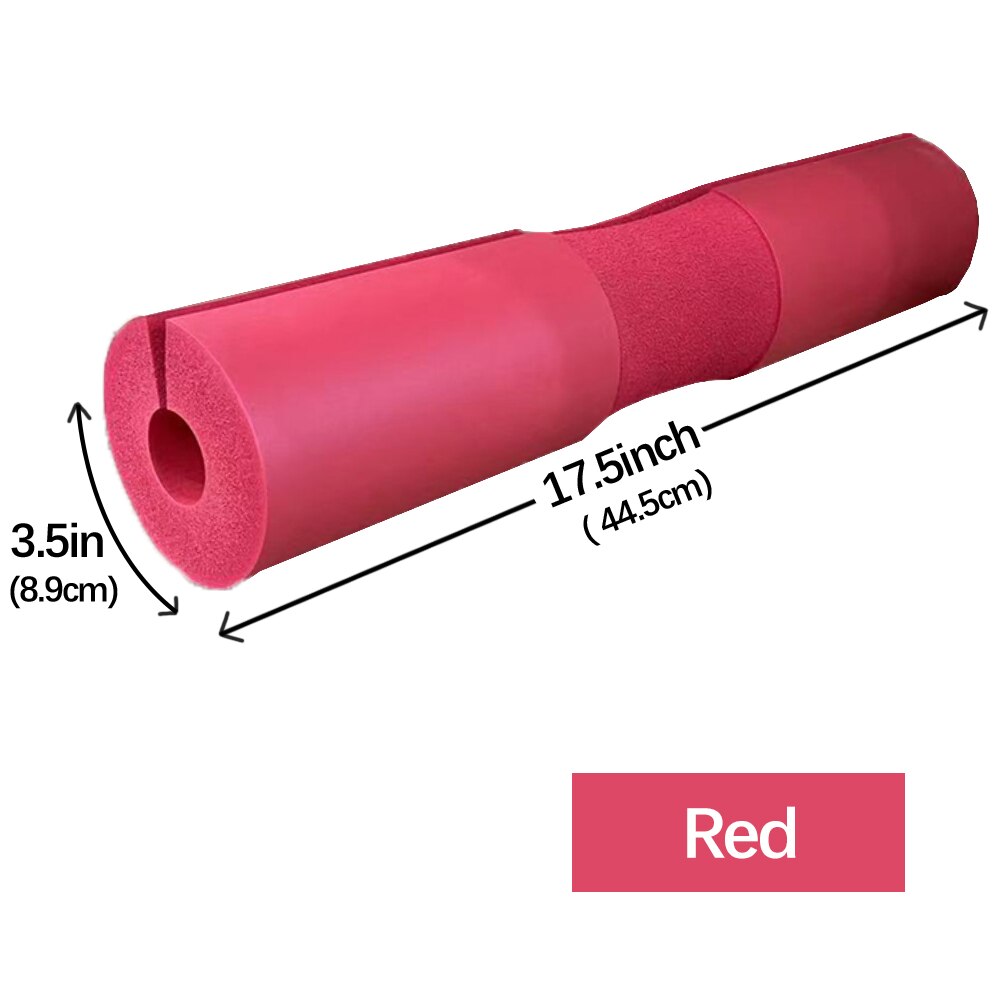 Shoulder Protective Barbell Squat Pad Red