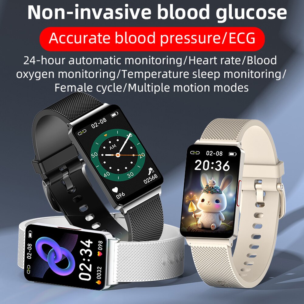 ECG Sensor Fitness Smartwatch