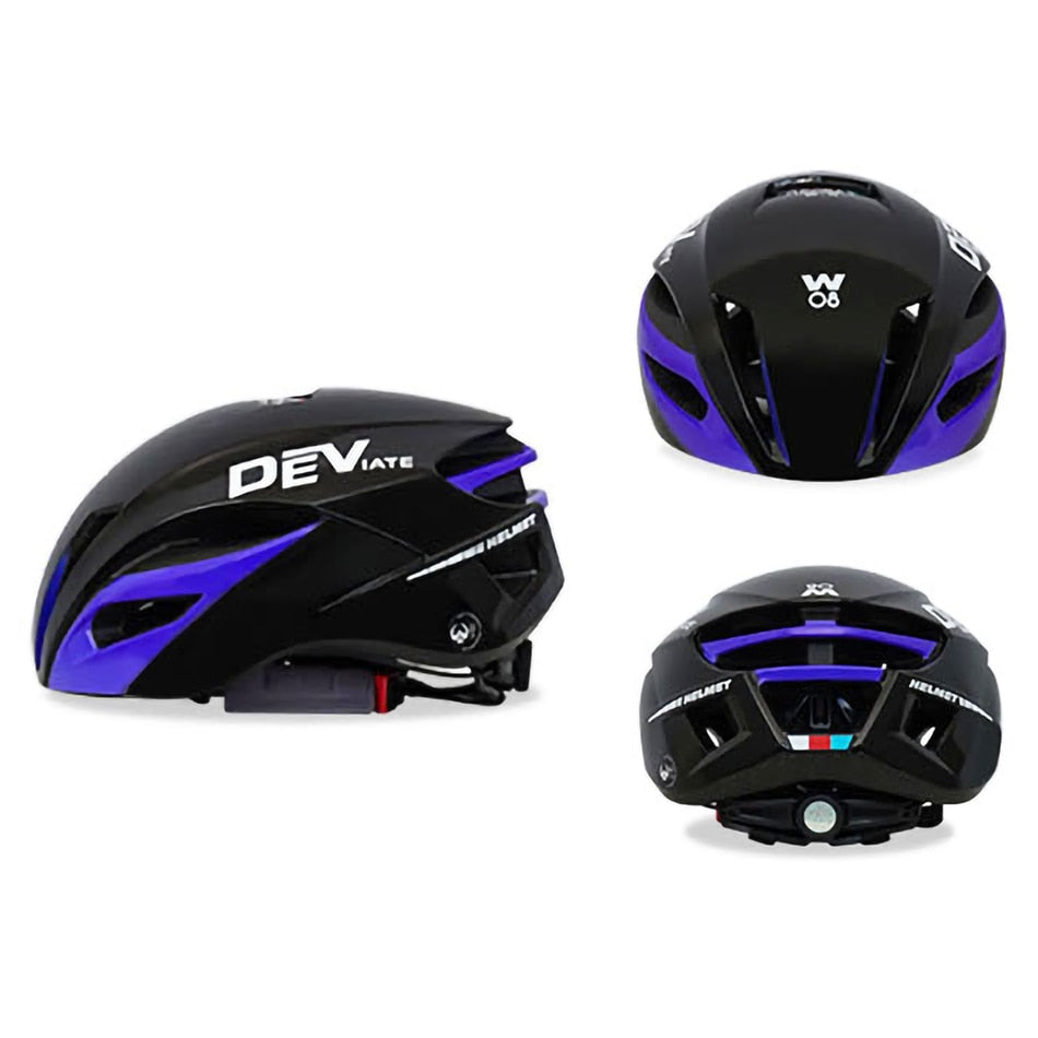 Cycling Ultralight Helmet 008 Black Blue L 57-61CM