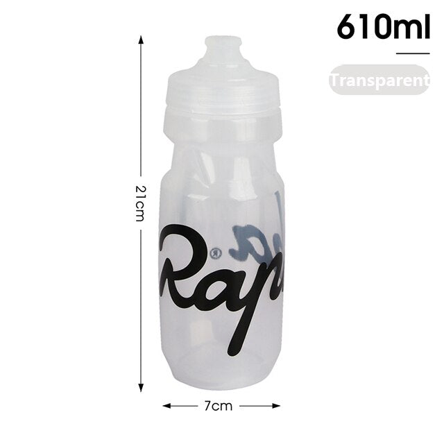 Fitness Running Lock Cup Water Bottle Transparent 610ml