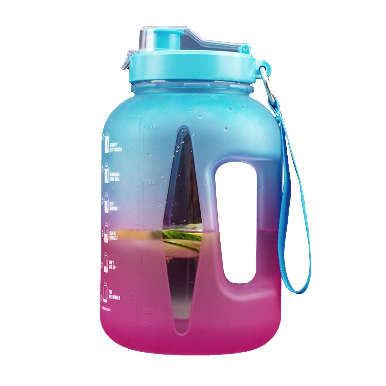 Time Marker 2.2L Large-capacity Water Bottle A CN