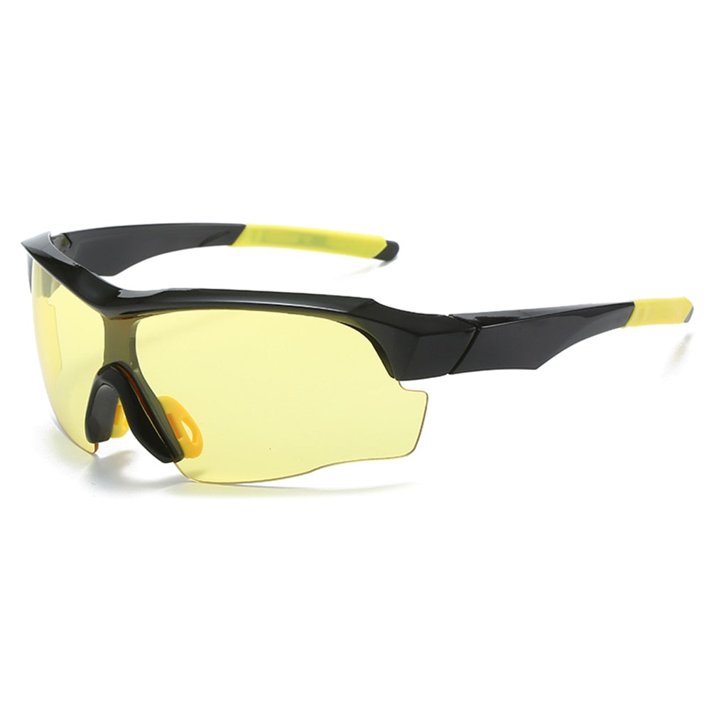 Men Women Sports Cycling Sunglasses yellow