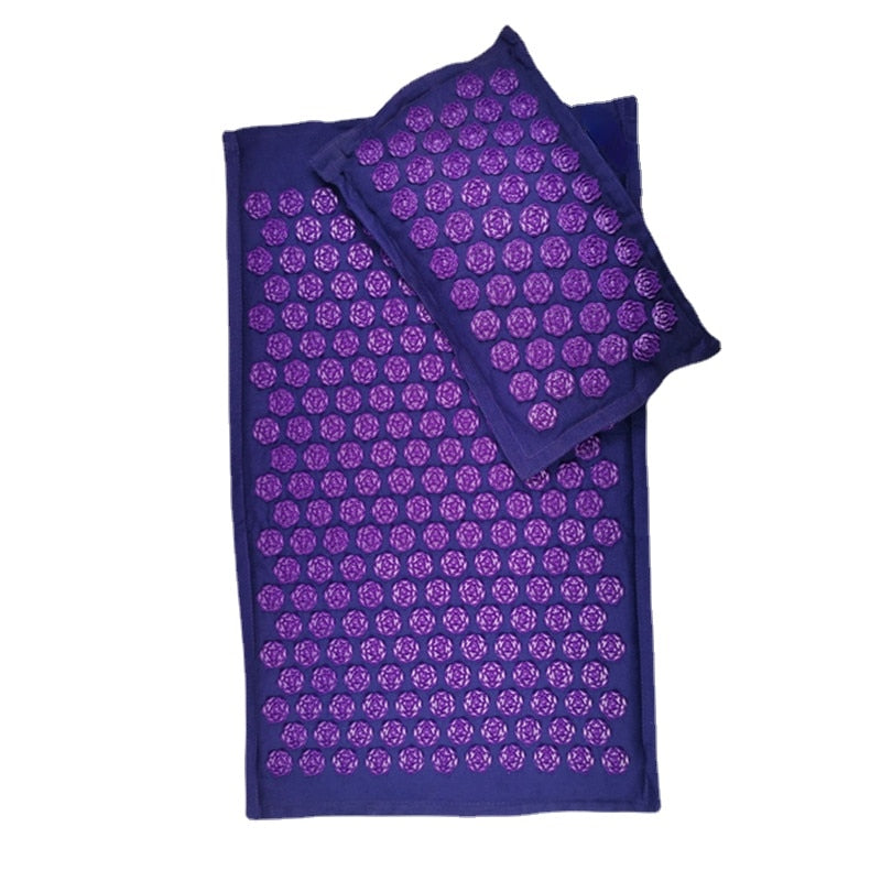 Cushion Shakt Massage Yoga Mat Coconut palm purple