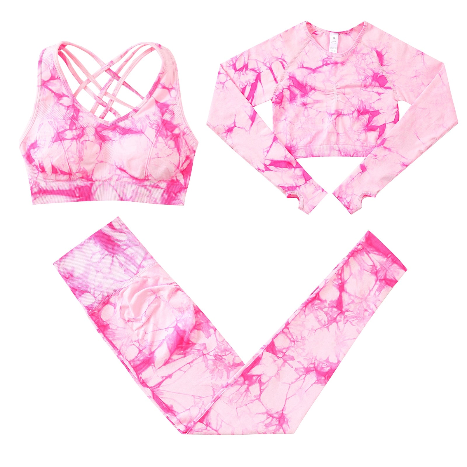 Women Sexy Tie-dye Sportswear